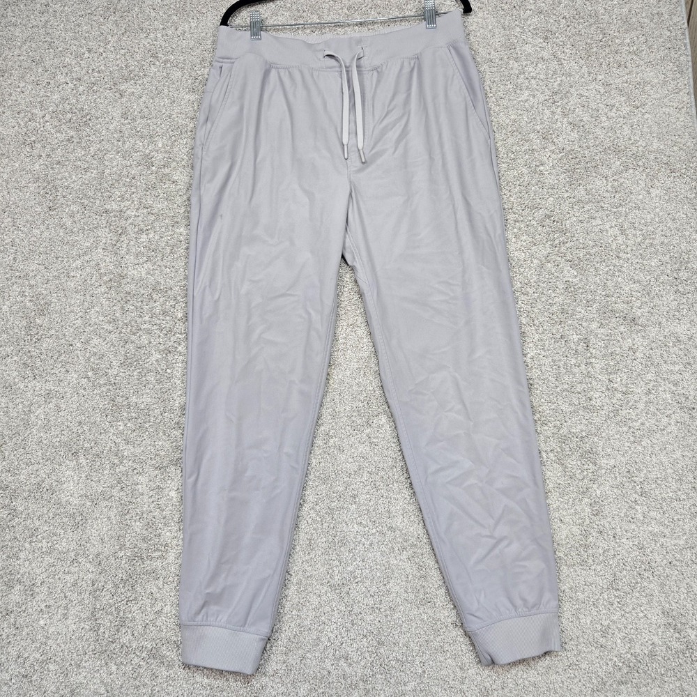 Rhoback Delta Performance Jogger Pants Mens Large Gray drawstring